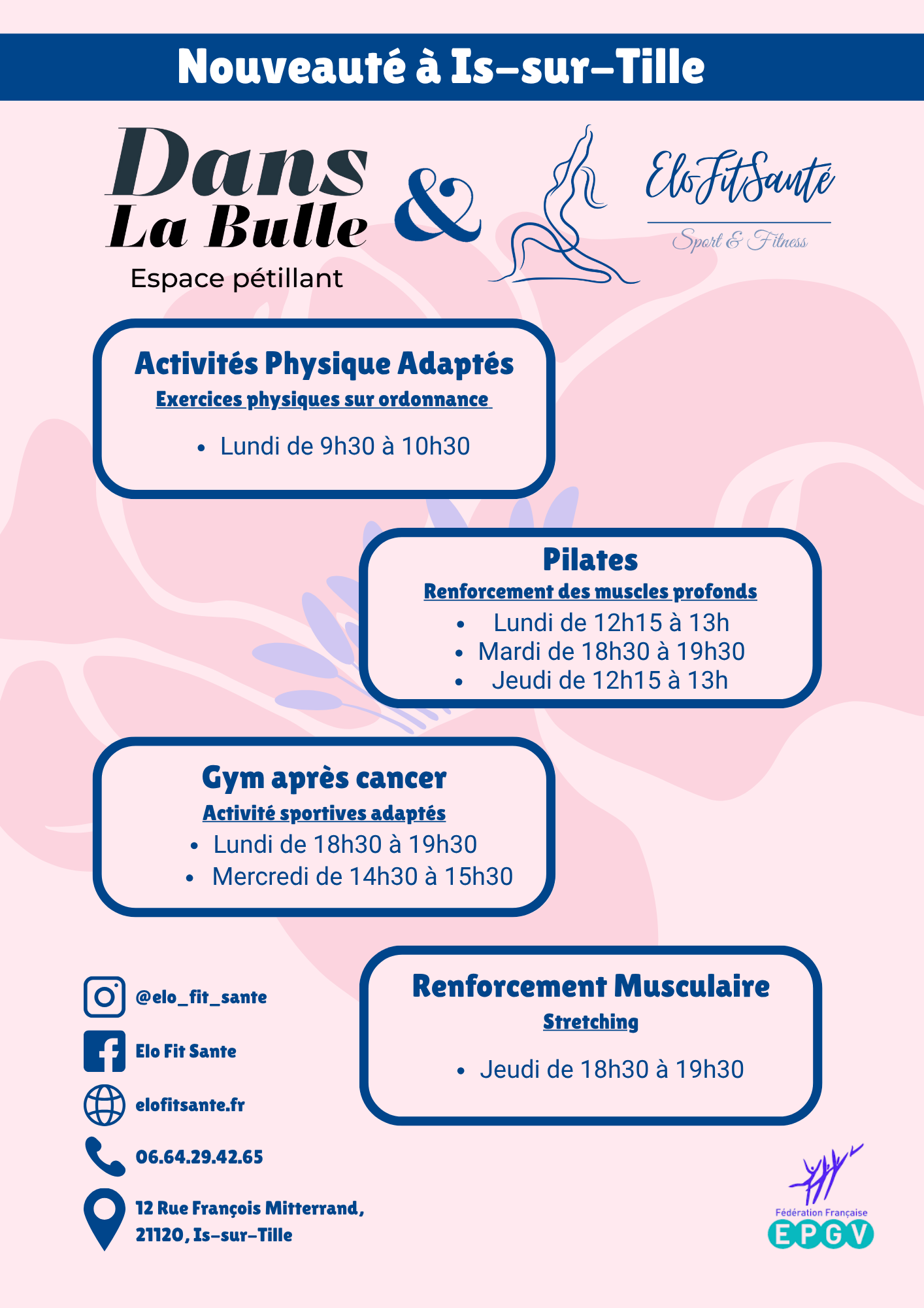 Planning Dans la bulle